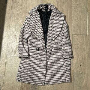 Forever 21. Pea Coat. Size Small. Women’s. Pink and Black.